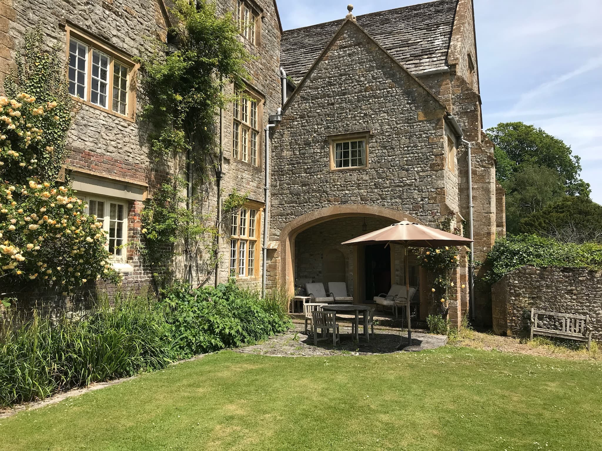 The East Hall inside the house at Cerne Abbey