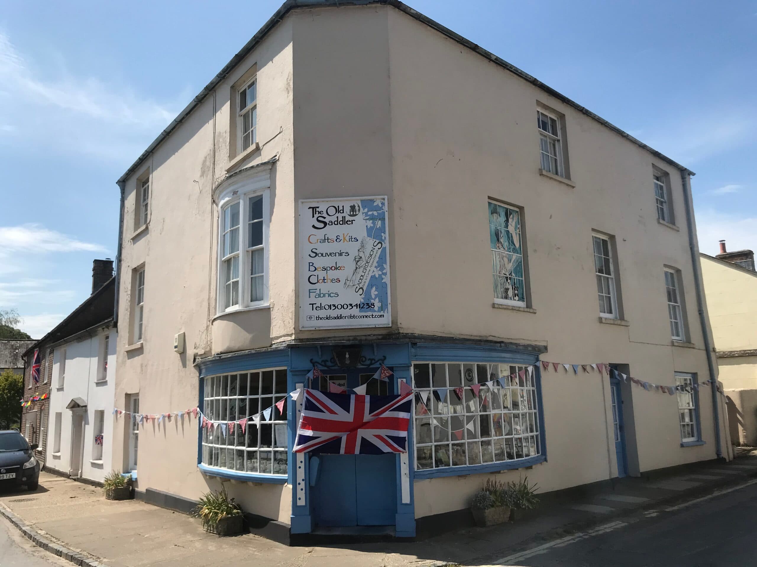 The Old Saddler, a village gift and craft shop in Cerne Abbas